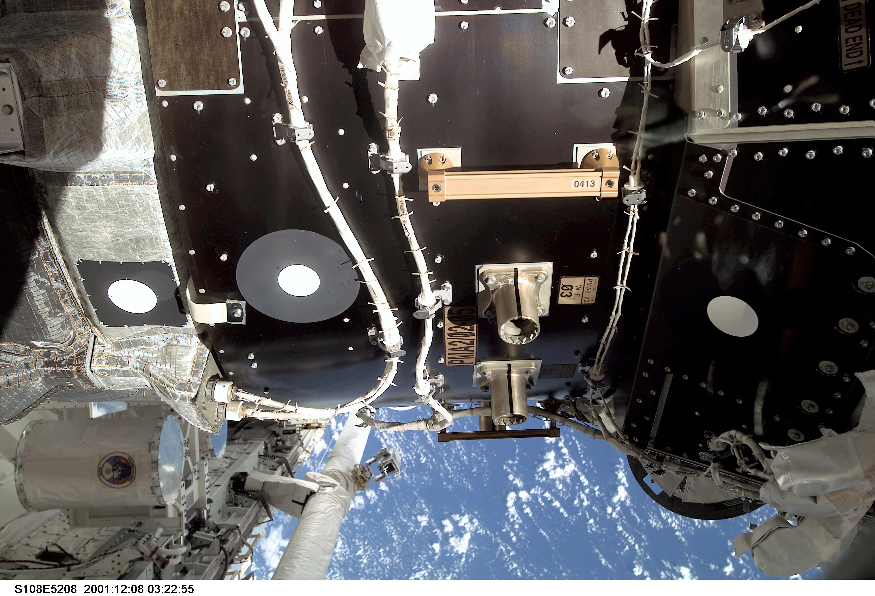 PADE a bordo de la misión STS-108